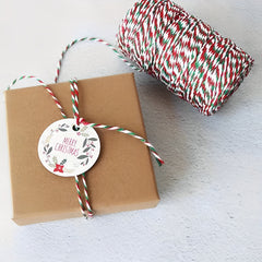 70 Yards Long Christmas Tree Cotton Rope for Gift Wrapping