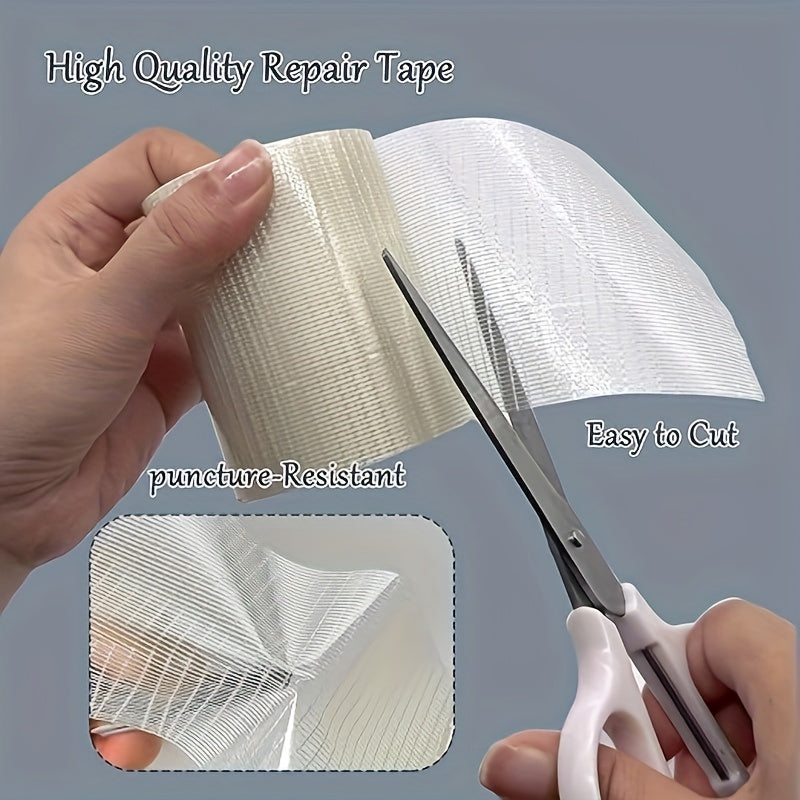 7.62cm x 11.89m RV Awning Repair Tape - Waterproof Canvas Tarp Tent