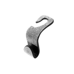 Crystal Rhinestone Car Headrest Hooks Car Purse Bag Holder Bling Accessories