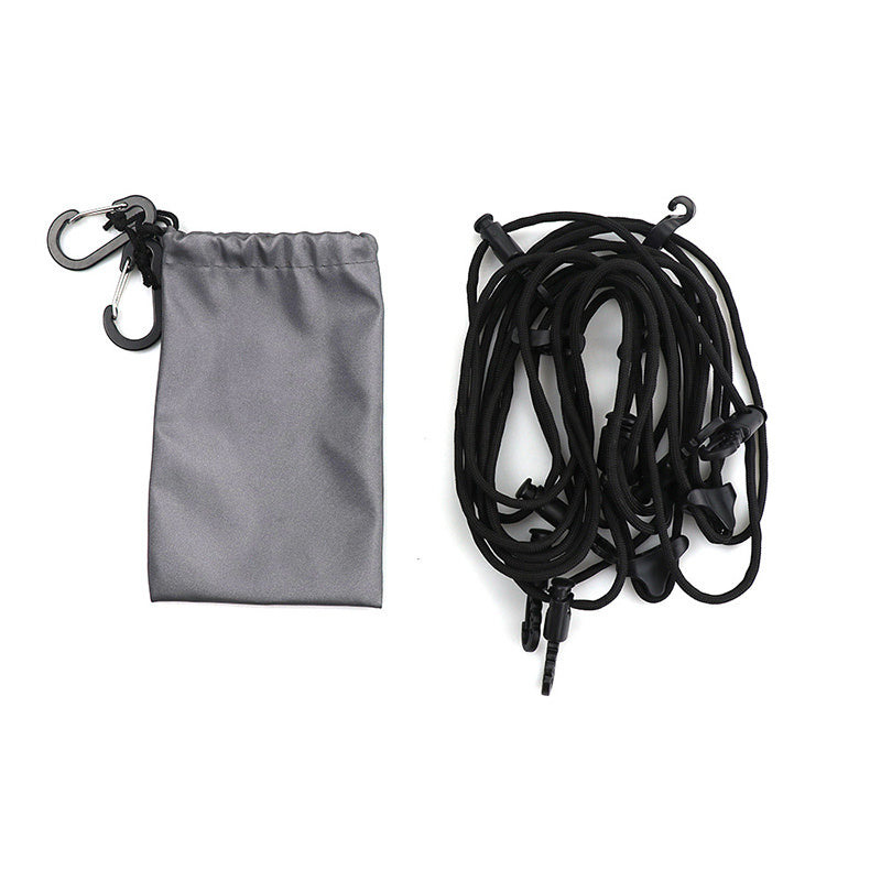 Adjustable Windproof Camping Clothesline 40ft Drying Line with Carry Bag