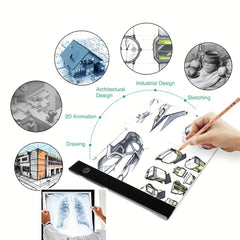 A4 LED Light Board for Diamond Painting Kits