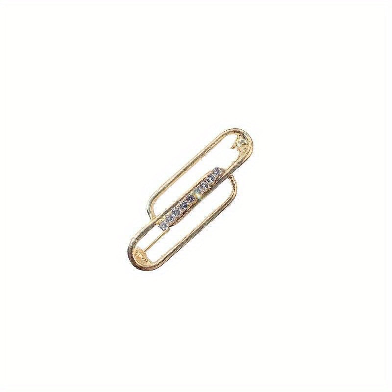 Geometric Brooch Waist Neckline Fixed Pin Temperament Suit Corsage
