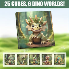25pcs Magnetic Dinosaur Puzzle Toy for Kids DIY Educational Toys