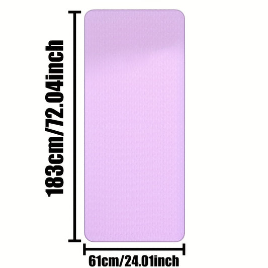 TPE Eco Friendly Double layer Fitness Mat Non slip 6.0ft 24.02inch