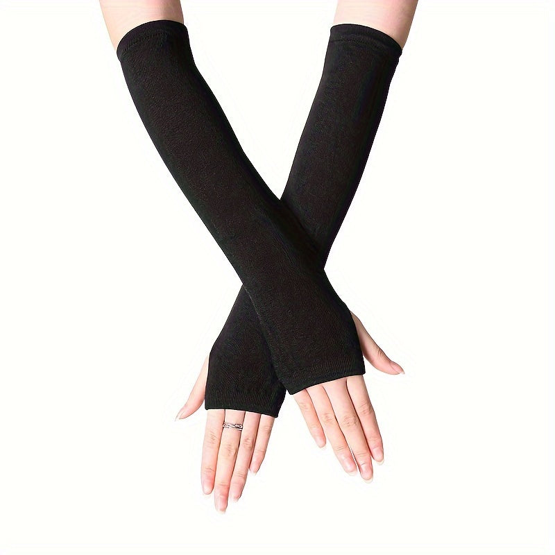 Winter Fingerless Mittens For Men And Women Sport Gloves