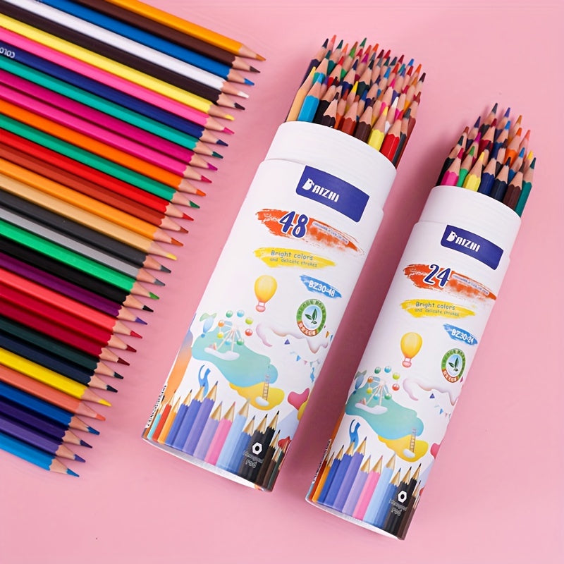 Erasable 48 Colored Pencil Set for Beginners
