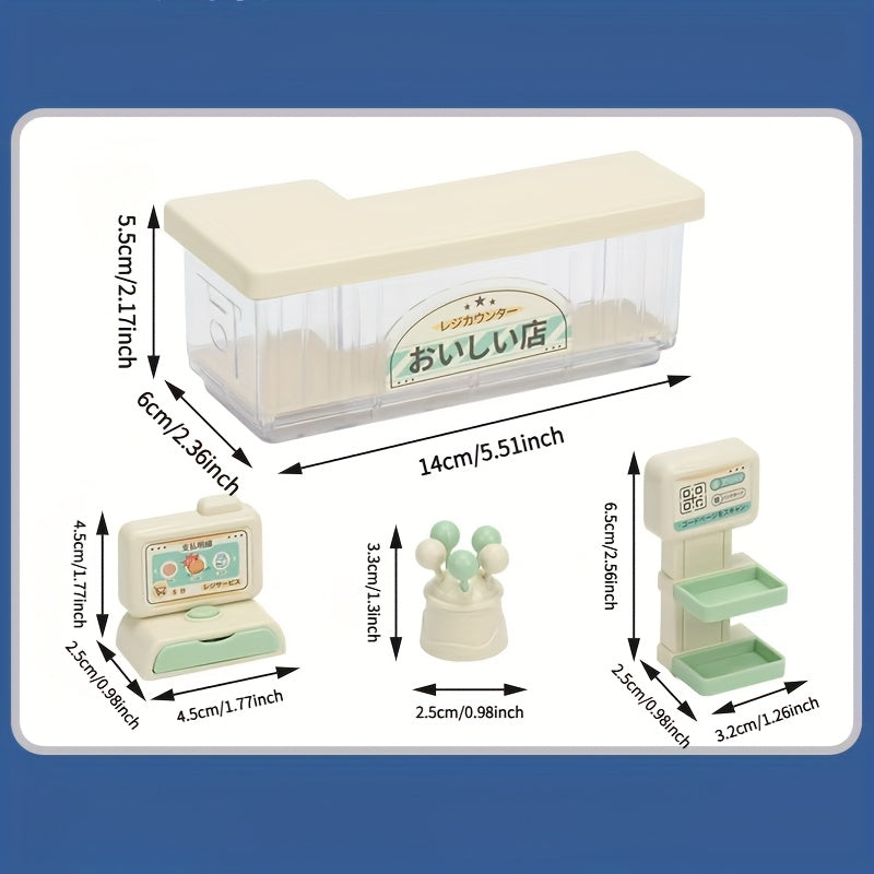 Miniature Convenience Store Cash Register Model Display