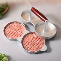 Double Hamburger Press Meat Patty Maker Mold