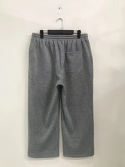  Random Print Drawstring High Rise Pants