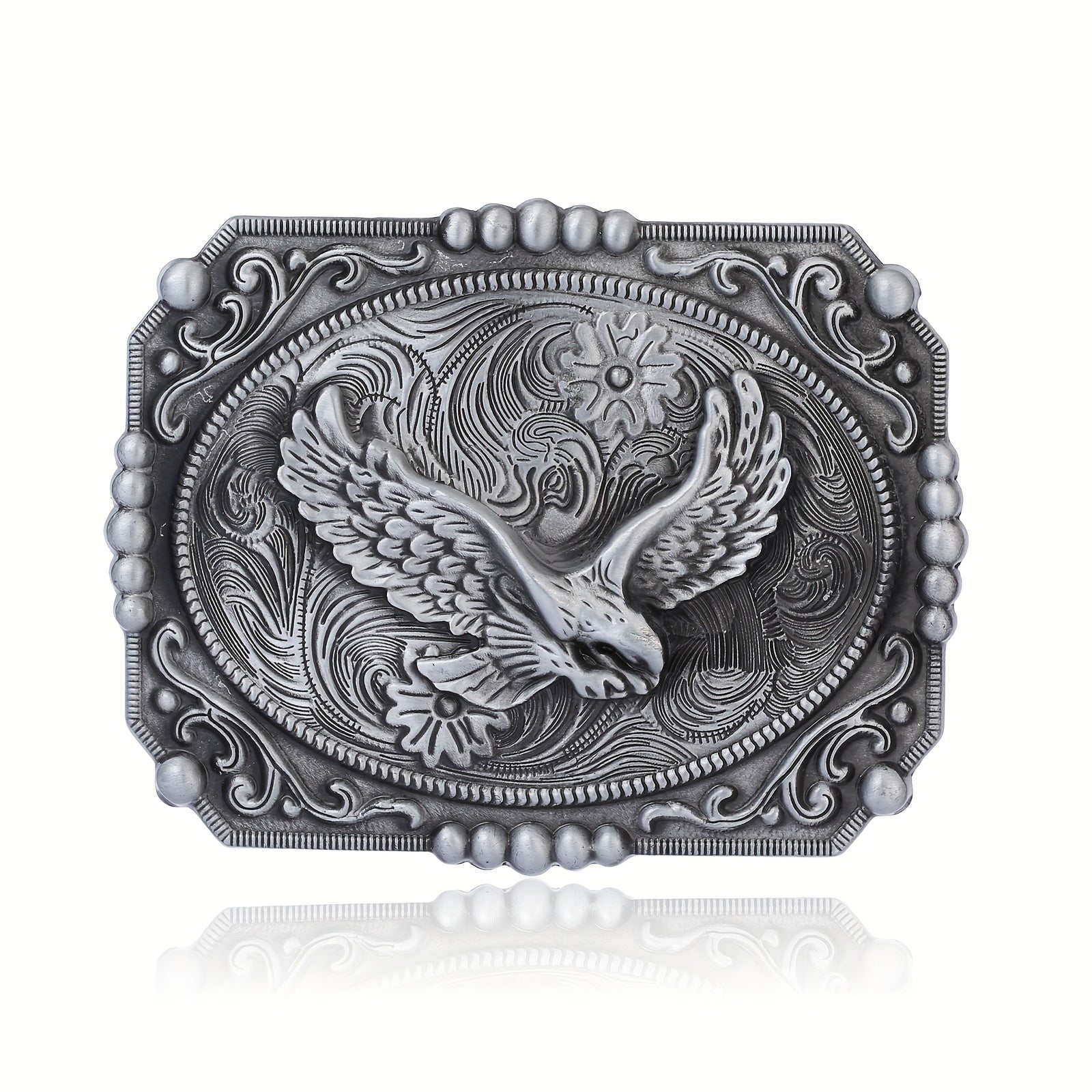 Western Cowboy Belt Buckle Eagle Carved Novelty Belt Accessories