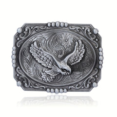 Western Cowboy Belt Buckle Eagle Carved Novelty Belt Accessories