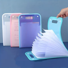 Portable File Storage Bag A4 Organizer 13 Pockets