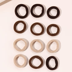 100pcs Hair Elastics Ties Thick Stretchy Rubber Band
