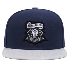 Embroidered English Hip Hop Flat Brimmed Hat