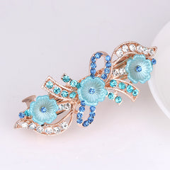 Pearl Rhinestone Bow Hair Clip Hairpin Hair Accessories