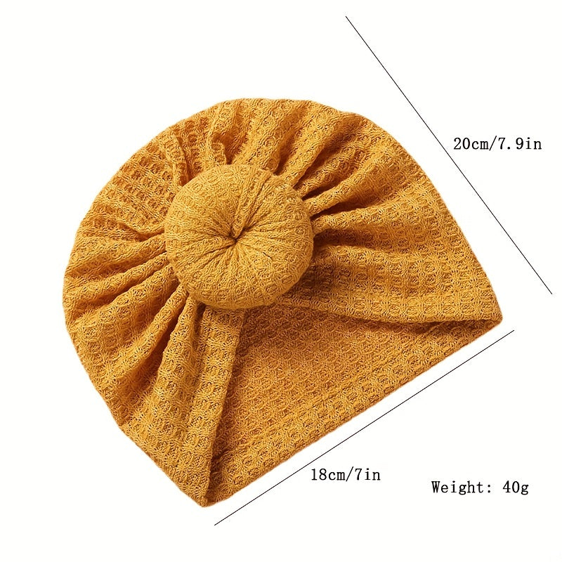 Baby Knot Turban Stretchy Head Wrap Soft Beanie Hat