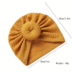 Baby Knot Turban Stretchy Head Wrap Soft Beanie Hat
