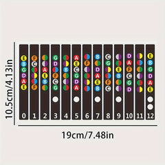 Guitar Fretboard Stickers Note Stickers for Beginners