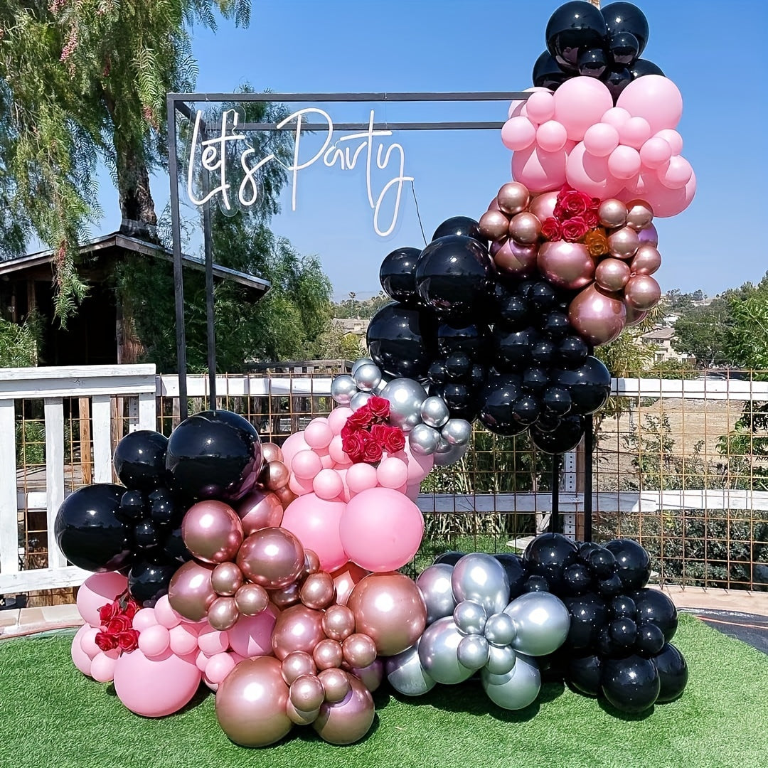 Metallic Rose Balloon Garland Kit for Parties & Events