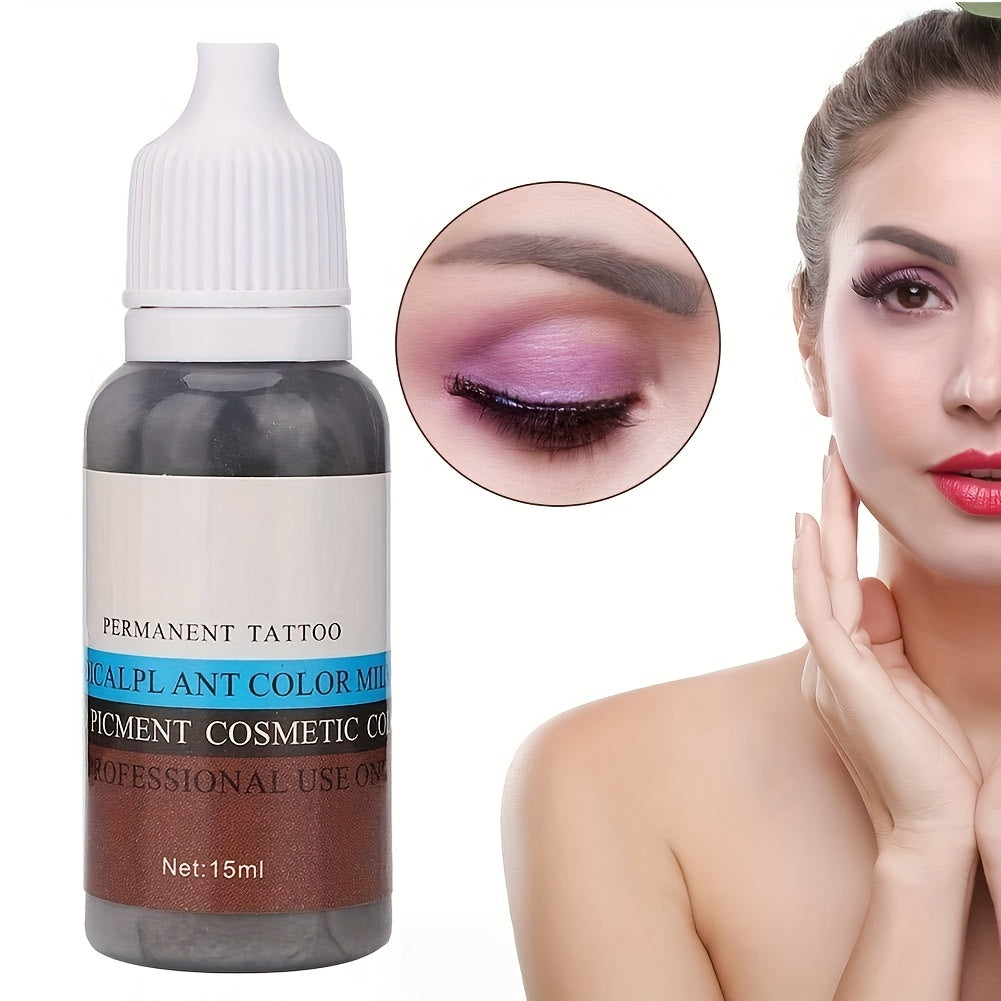 15ml Dark Pink Eyebrow Lip Eyeliner Tattoo Pigment Ink