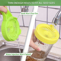 6pcs Sprouting Lids Set for Easy Sprout Growing