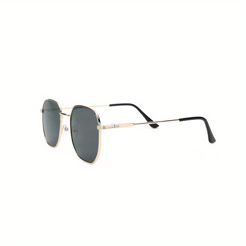 Square Metal Sunglasses UV400 for Women Men Retro Outdoor Glasses