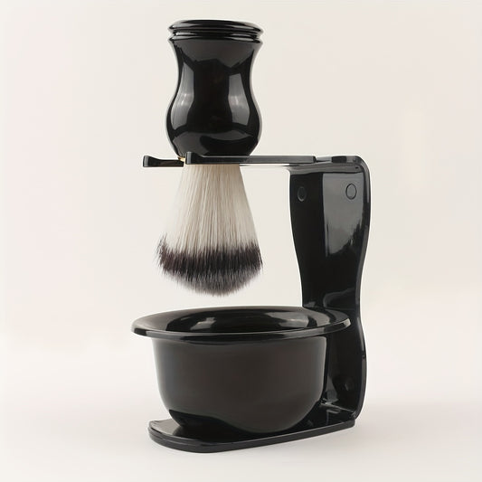 3pcs Beard Shaving Set with Soap Bowl and Brush Holder