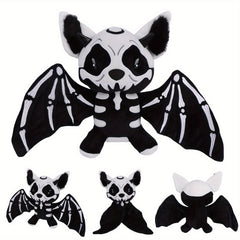 11in Skeleton Halloween Bat Plush Toy Soft Stuffed Animal Doll