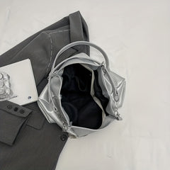 Lychee Pattern Tote Bag with Chain Decor