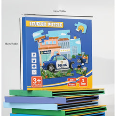 Early Education Puzzle Folding Puzzle Book for Children