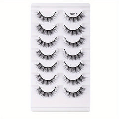 7 Pairs Natural-Looking False Lashes for Makeup Bulk