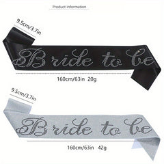Bachelorette Party Bridal Crown Veil Set