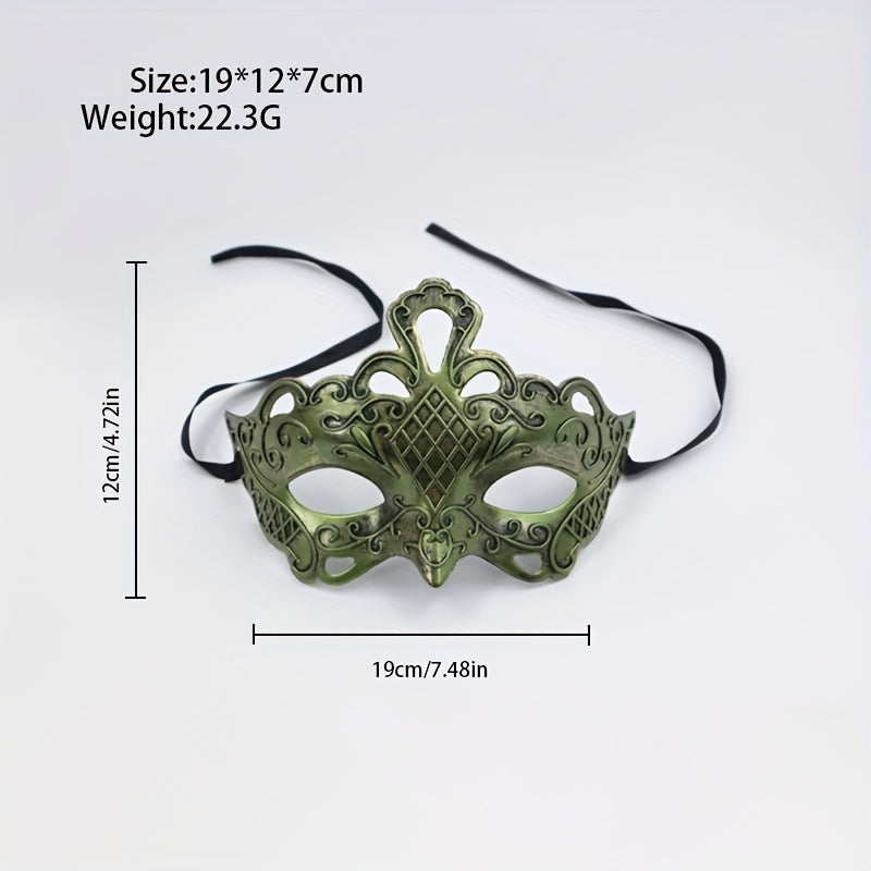 Antique Flower Crown Mask for Halloween Performance