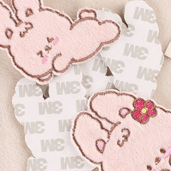 5pcs Rabbit Iron on Patch Clothes Bag Shoe Decor
