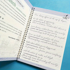 English Calligraphy Practice Book Set with Erasable Ink