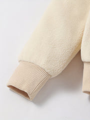 Girls Style Suit V Neck Coat With Pockets Plus Knitted Dress