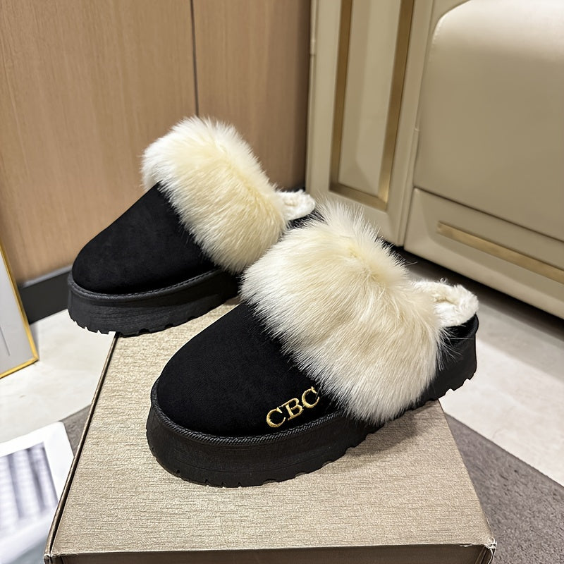 Women's Plush Lined Snow Boots for Fall & Winter