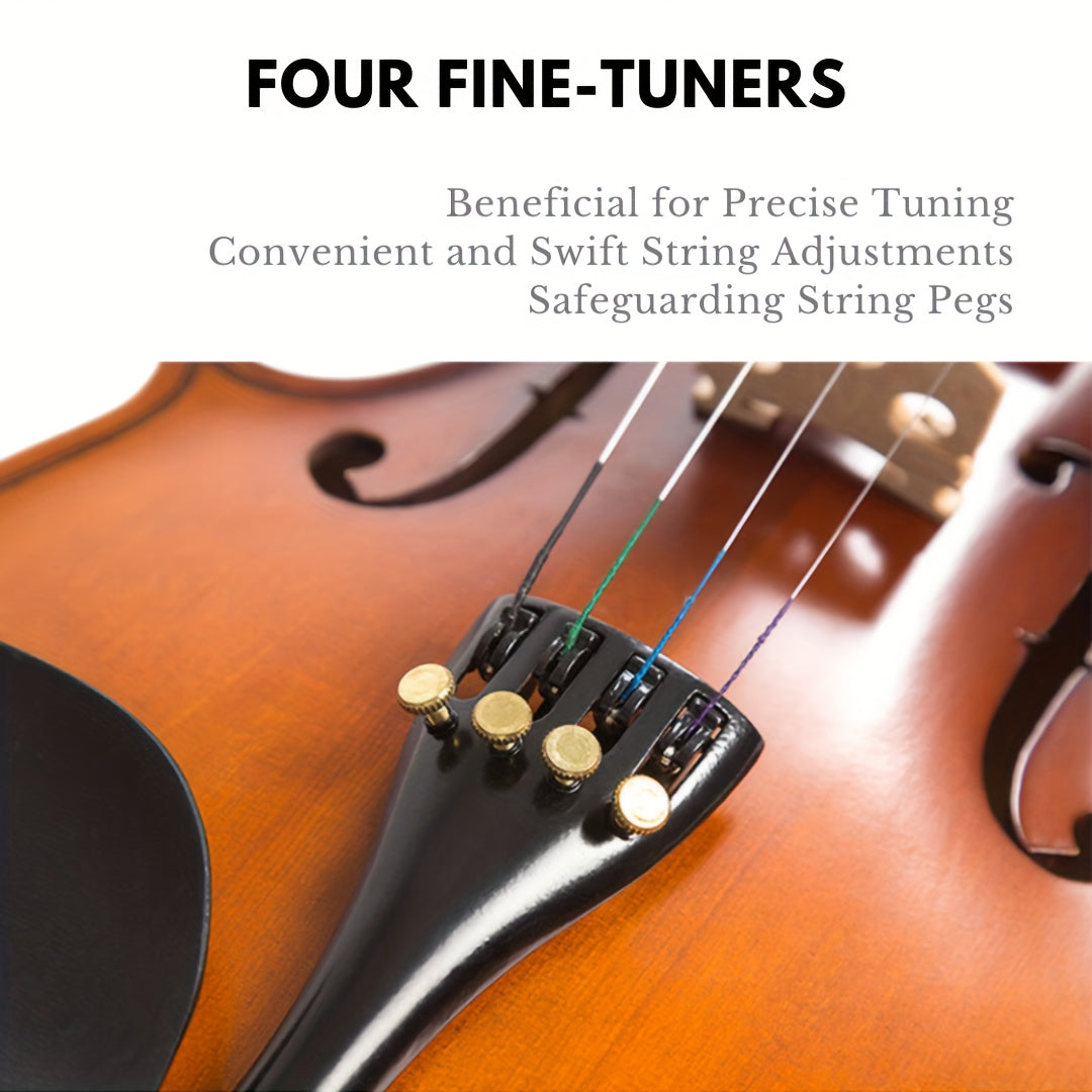 Acoustic Violin Starter Kit for Beginners with Hard Case