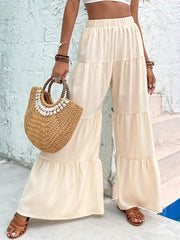  High Rise Wide Leg Trousers