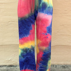  Tie Dye High Stretch Low Rise Straight Leg Pants
