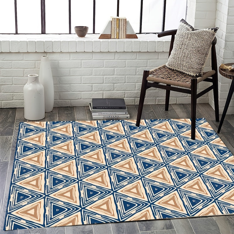 Fluffy Faux Wool Area Rug Modern Large Carpet Anti-fouling
