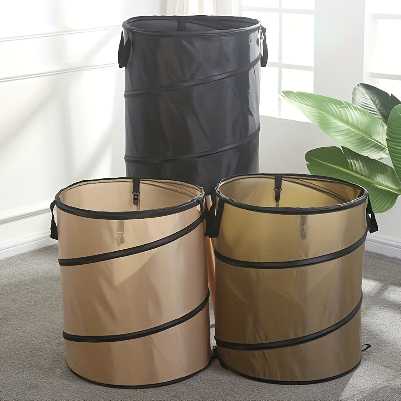 Portable Foldable Picnic Trash Can Storage Bin Lightweight Retractable Bucket