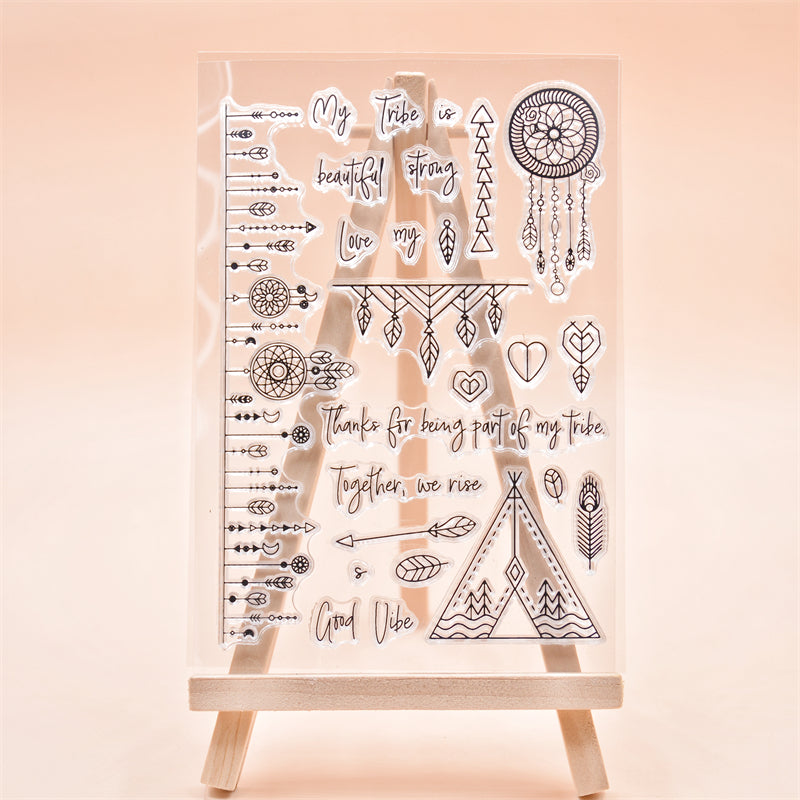 Transparent Silicone Stamps for DIY Scrapbooking & Crafts
