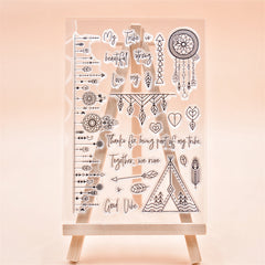 Transparent Silicone Stamps for DIY Scrapbooking & Crafts