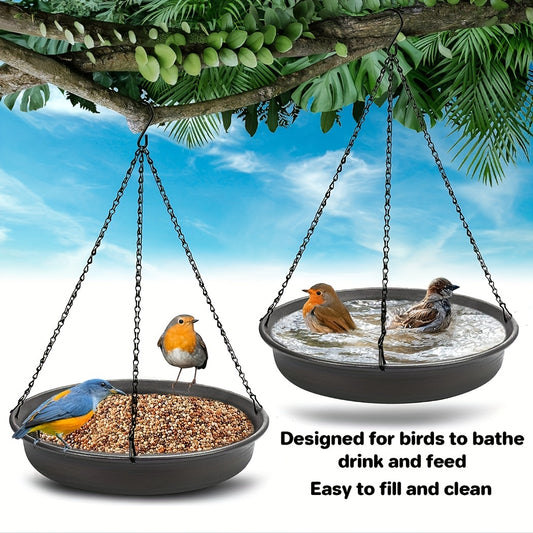 Outdoor Hanging Bird Feeder Tray for More Wild Birds