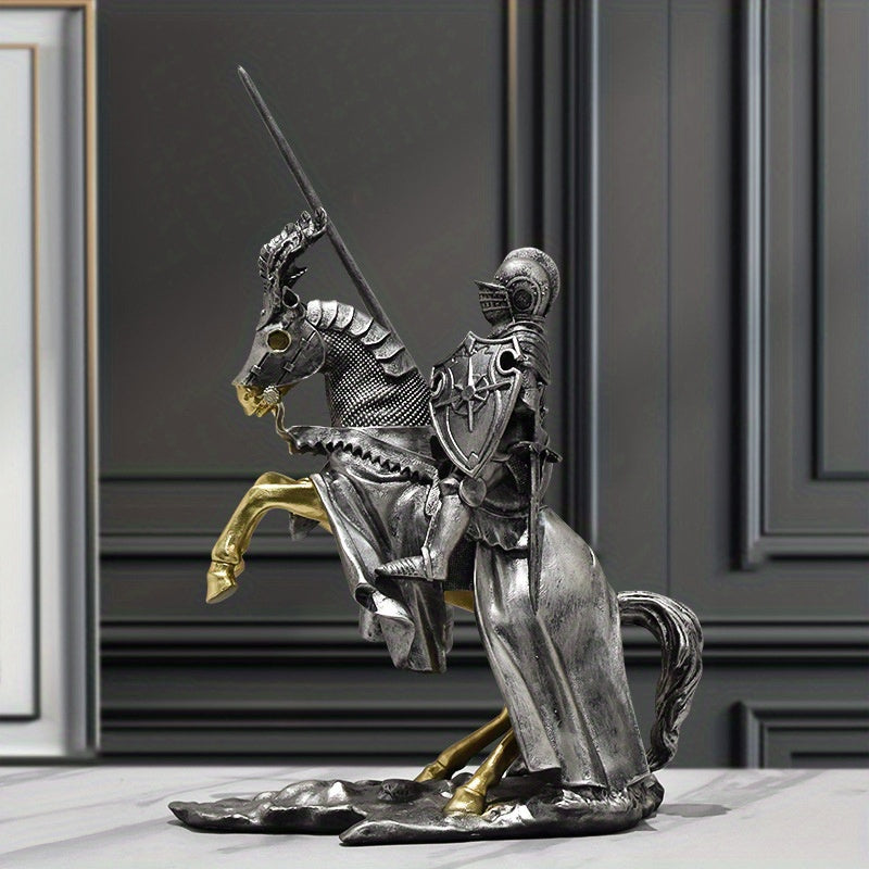 Roman Armor Soldier Model European Vintage Knight High end Ornaments