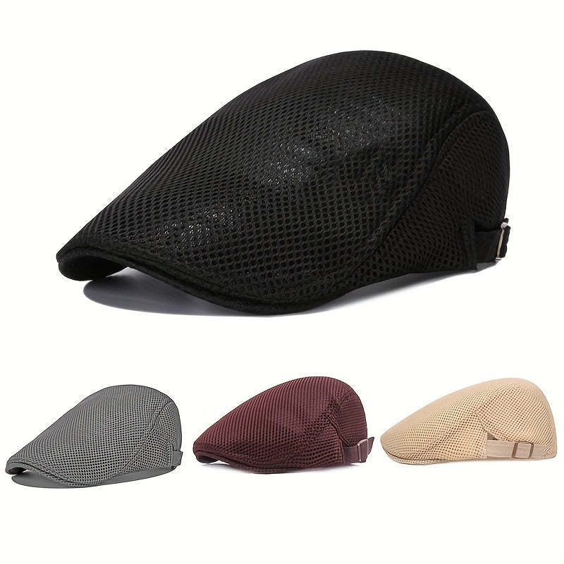 Men's Breathable Mesh Beret Painter's Hat
