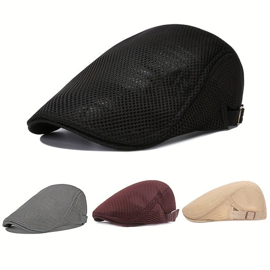 Men's Breathable Mesh Beret Painter's Hat