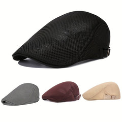 Men's Breathable Mesh Beret Painter's Hat