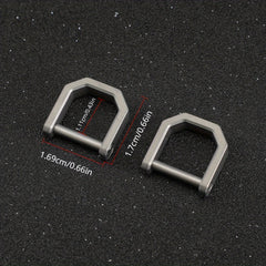 Titanium Alloy Key Ring D-Ring Keychain